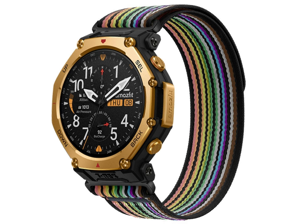 Pulseira De Nylon Com Fecho De Velcro Wild Path Loop Para Amazfit T-rex 3 Pro