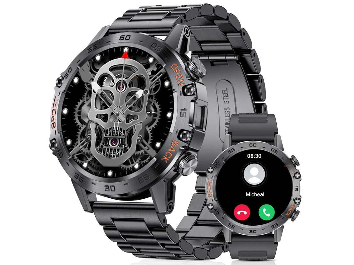 Relógio Masculino Estilo Militar (answer/dial).