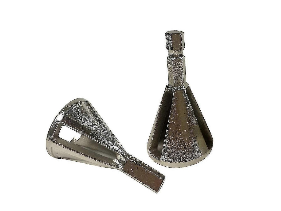 Ferramenta Para Rebarbar E Remover Rebarbas, Para Brocas De 8-32 Polegadas, Prata, 2 Peças