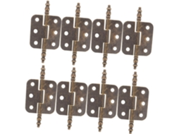 Conjunto De 10 Dobradiças Vintage Antigas Ferro Para Portas Armários,