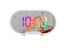 Relógio Digital Com Alarme, Pequeno Para Quartos, Volume Ajustável E Controle De Voz