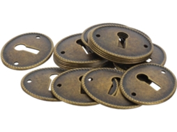 Placas De Cobertura Fechadura Oval Em Latão Tofficu, 20 Peças, Para Ferragens De Móveis Mesa E Inserções Gavetas Caixas