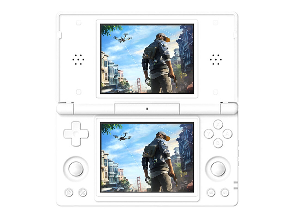 Branco - versão Básica Consola De Jogos Portátil Anbernic Rg Ds Com Ecrã Duplo, Android 14, Ecrã Táctil Ips De 4 Polegadas E Bateria De 4000mah