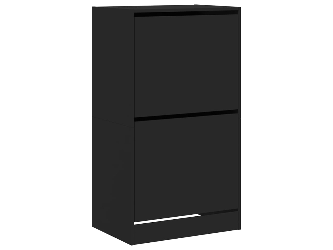 Sapateira C/ 2 Gavetas Articuladas 60x42x108 Cm Preto MAISON EXCLUSIVE