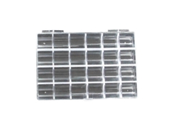 Caixa Organizadora Transparente Para Decoração De Unhas, Strass E Acessórios De Cristal. Hengjian