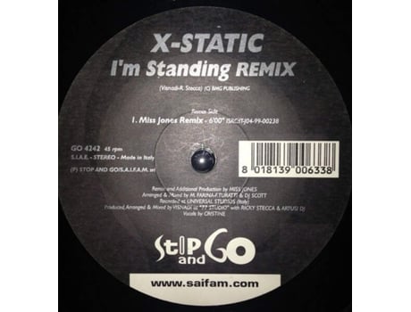 Vinil Im Standing Remix Stop And Go