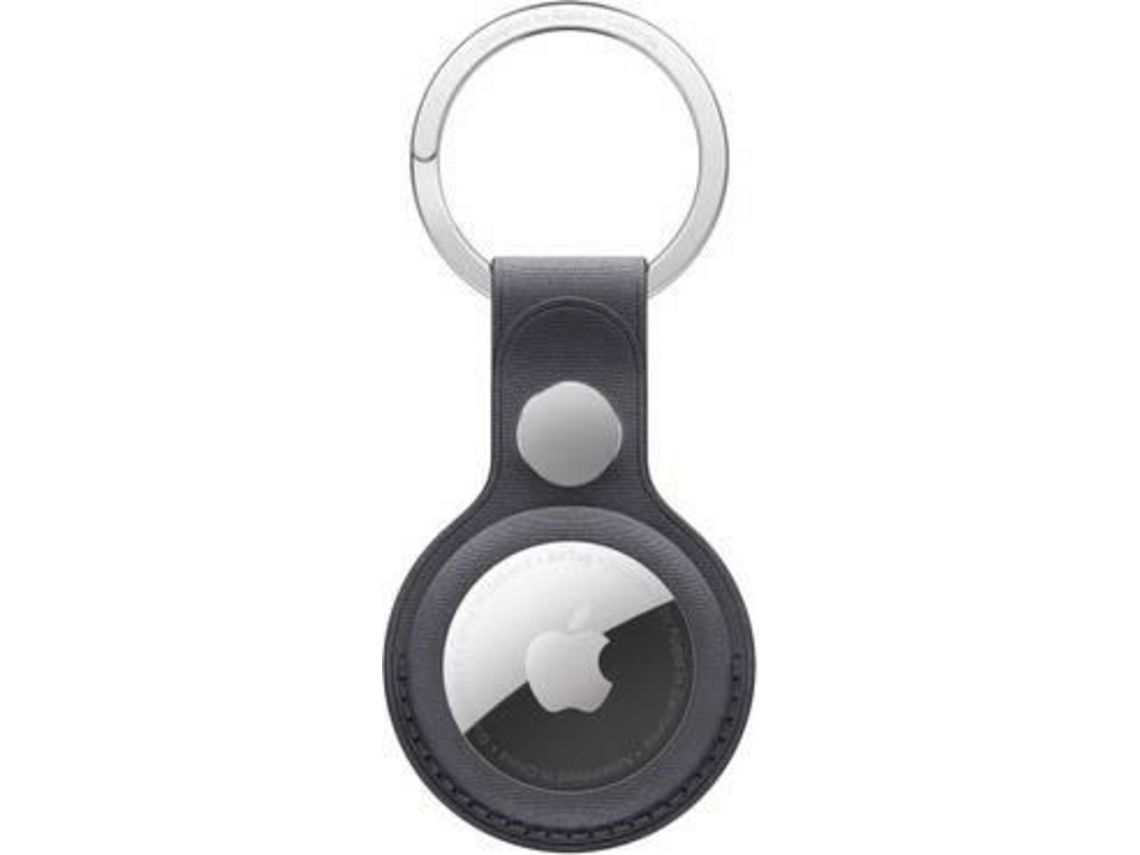 AIRTAG FINEWOVEN KEY RING - BLACK