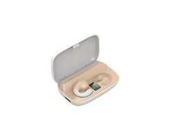 Auriculares Bone Derivative Display Touch Bluetooth Beige HJKBTECH
