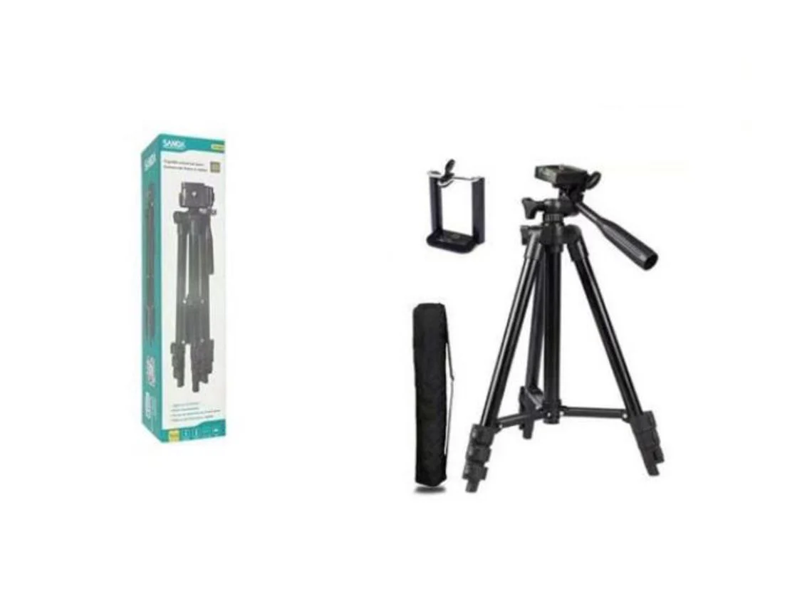 Tripé Universal para Câmara/Telémovel de 1345Mm SANDA Sd-3645 Preto SANDA
