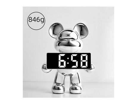 Relógio de Urso Desenhos dos Violento Animados Relógio Despertador para Sala de Estar e Quarto