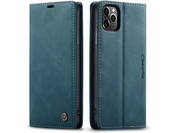 Capa para iPhone 13 Pro Max HONGWE. Magnética com Porta-Cartões Castanho