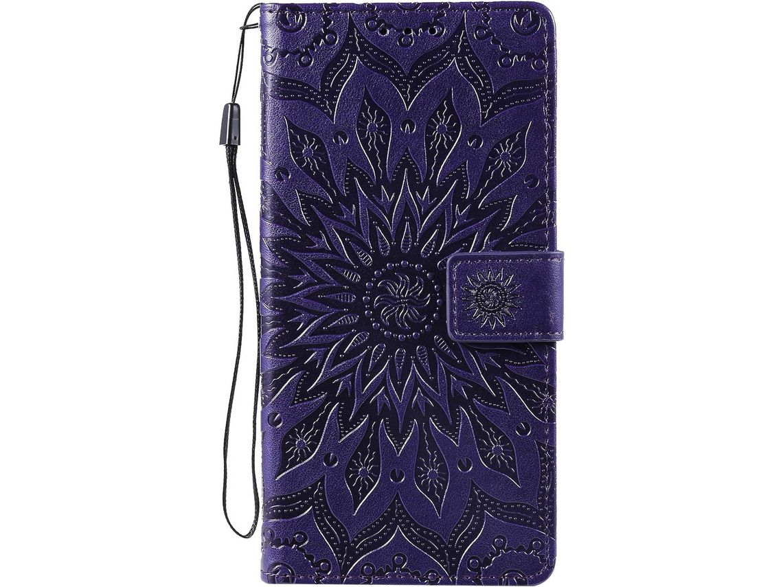 Capa Fólio para iPhone 12 Pro HONGWE. Pele Castanho