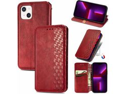 Capa Fólio para iPhone 13 HONGWE. Anti-Choque Magnética com Porta-Cartões Multicor
