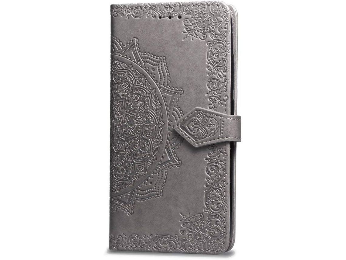 Capa Fólio para iPhone 6/6 s HONGWE. com Porta-Cartões Castanho
