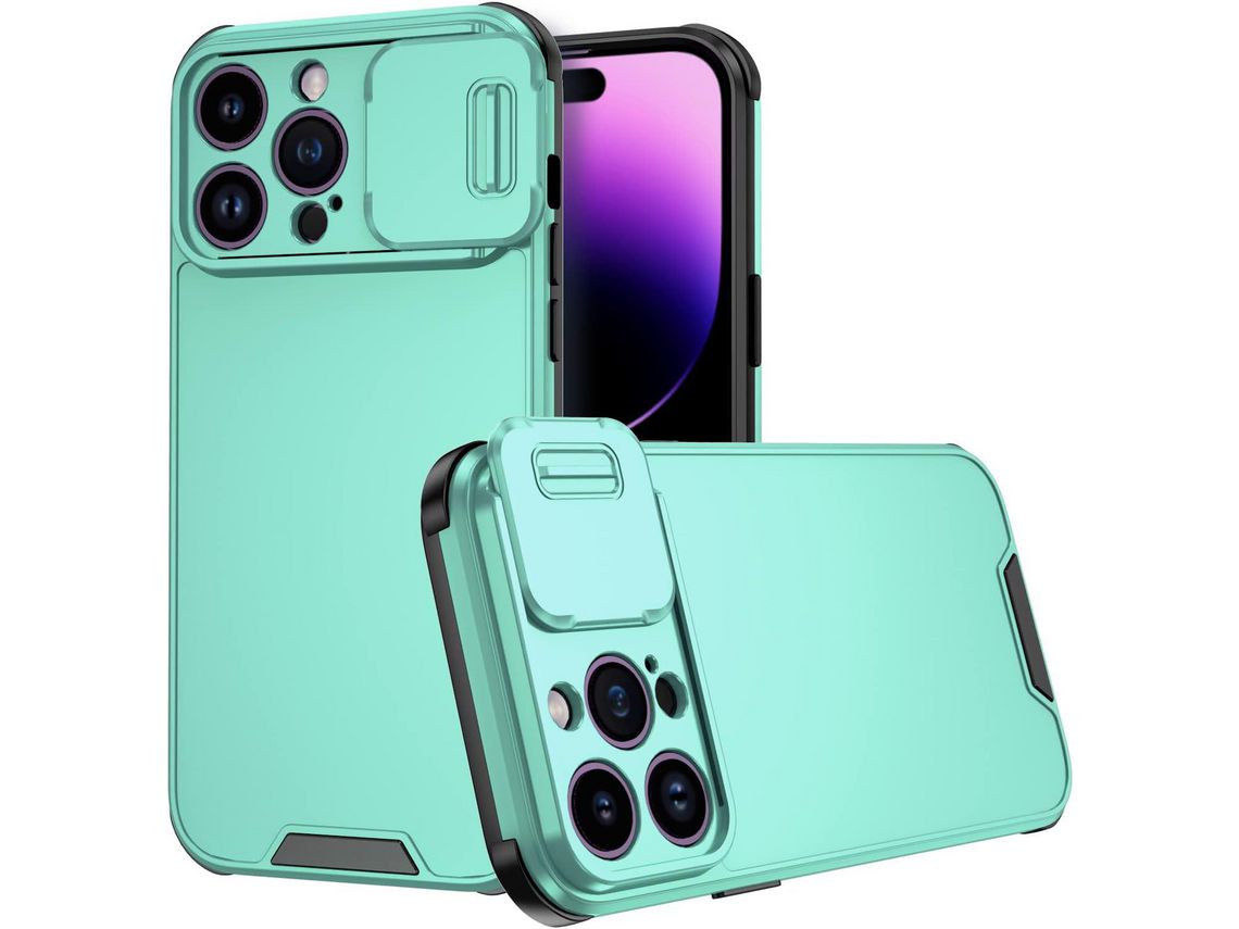 Capa para iPhone 14 Pro Max HONGWE. Acrílico