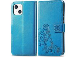 Capa Fólio para iPhone 13 HONGWE. Anti-Choque Magnética com Porta-Cartões Castanho