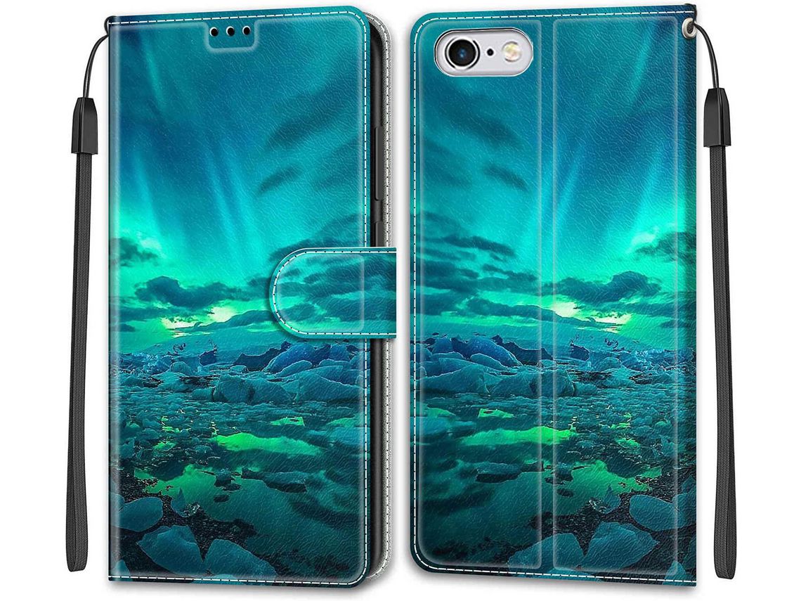 Capa para iPhone 6/6 s HONGWE. Pele Castanho