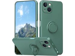 Capa para iPhone 13 Mini HONGWE. Textura Macia Verde