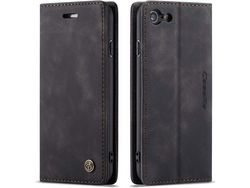 Capa Fólio para iPhone 6 HONGWE. Magnética com Porta-Cartões Premium Castanho