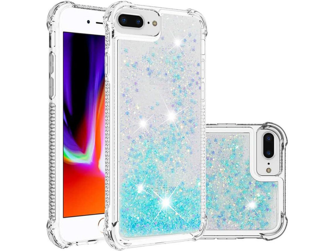 Capa para iPhone 7 Plus/8 Plus HONGWE. Anti-Choque Transparente