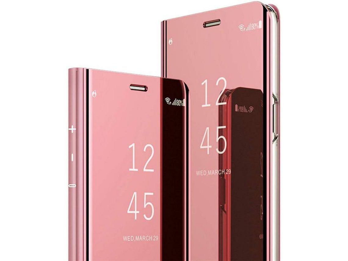 Capa para Samsung Galaxy A21 HONGWE. Anti-Choque Rosa