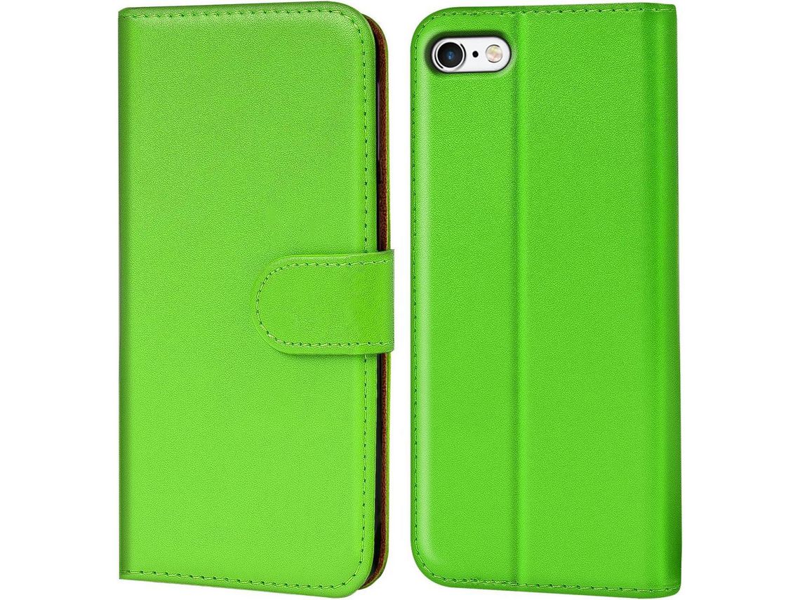 Capa Fólio para iPhone 5 s/SE HONGWE. Castanho