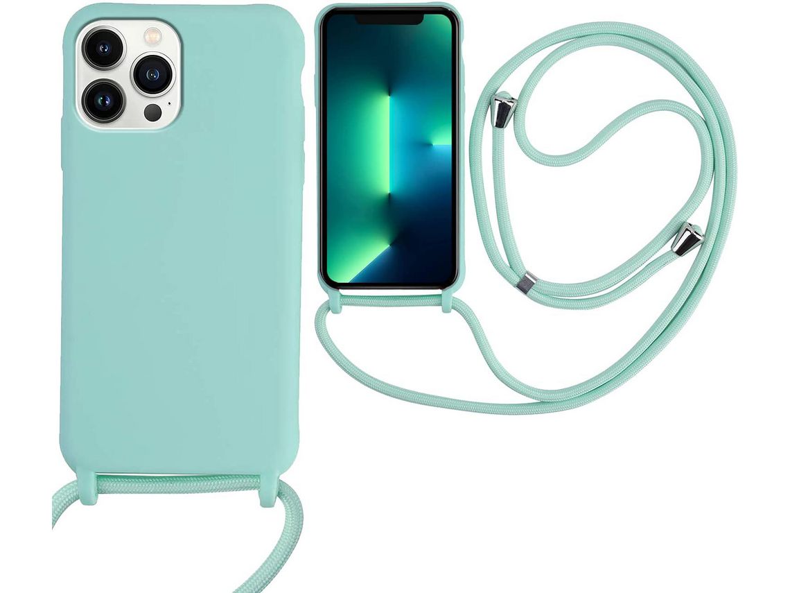 Capa com Cordão para iPhone 11 Pro/11 HONGWE. Silicone Transparente