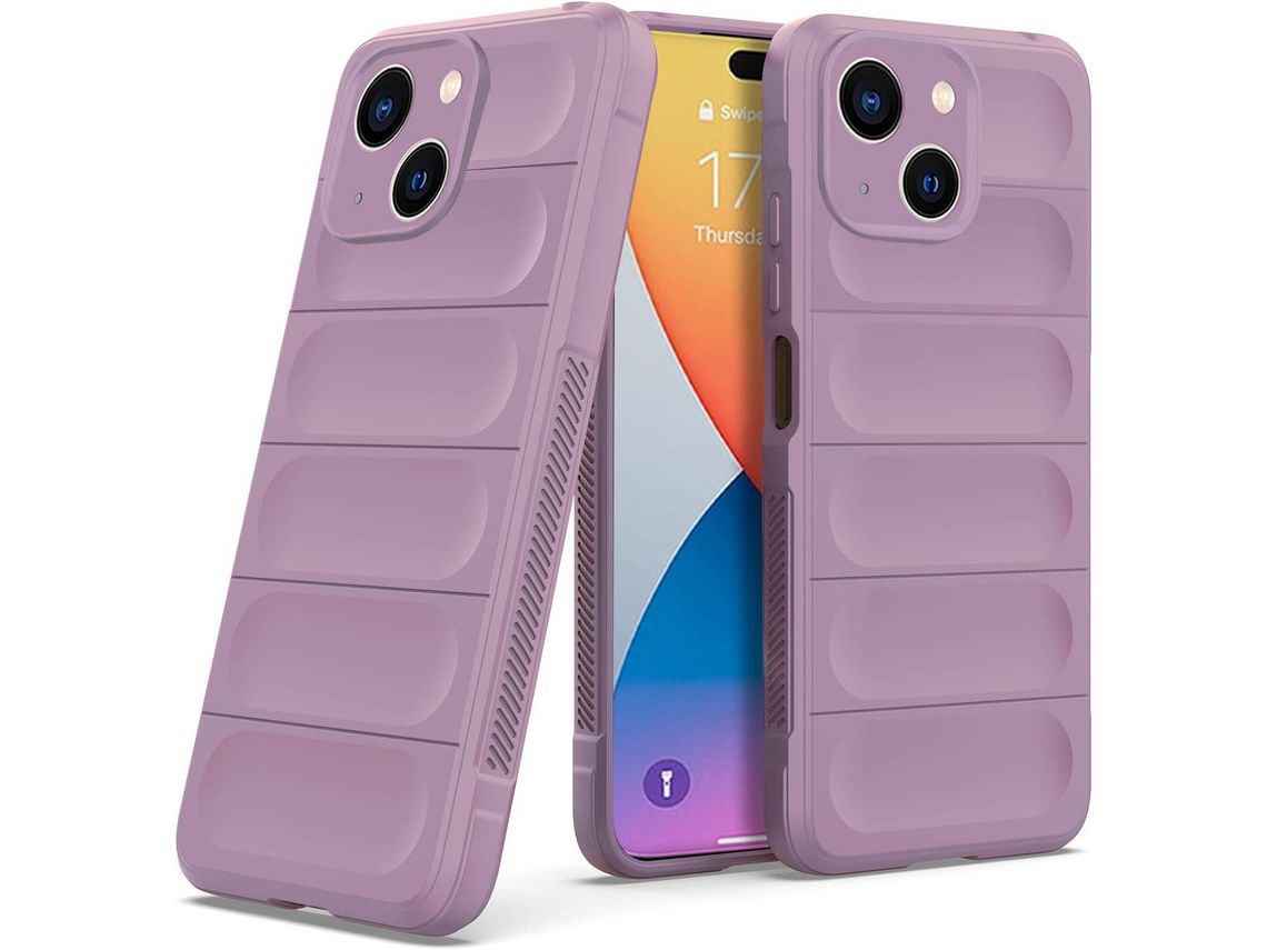 Capa para iPhone 14 Plus HONGWE. Textura Macia