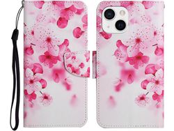 Capa Fólio para iPhone 13 Mini HONGWE. Anti-Choque com Porta-Cartões Castanho
