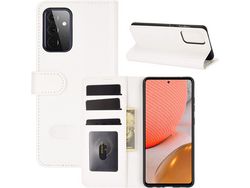 Capa para Samsung Galaxy A72 5G/A72 HONGWE. Pele Sintética Magnética Castanho