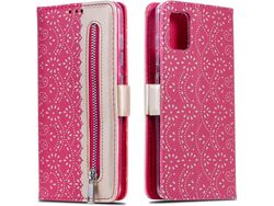 Capa Fólio para Samsung Galaxy A72 HONGWE. Magnética Premium Castanho