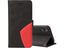 Capa Fólio para Samsung Galaxy A10 HONGWE. Castanho