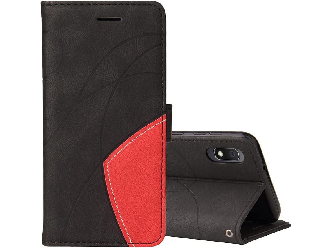 Capa Fólio para Samsung Galaxy A10 HONGWE. Castanho