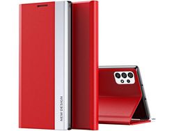 Capa Fólio para Samsung Galaxy A73 5G HONGWE. Premium Castanho