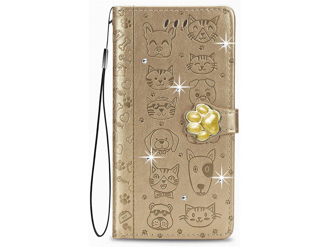 Capa Fólio para Samsung Galaxy Note HONGWE. Castanho