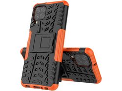 Capa para Samsung Galaxy A22 HONGWE. Anti-Choque Laranja