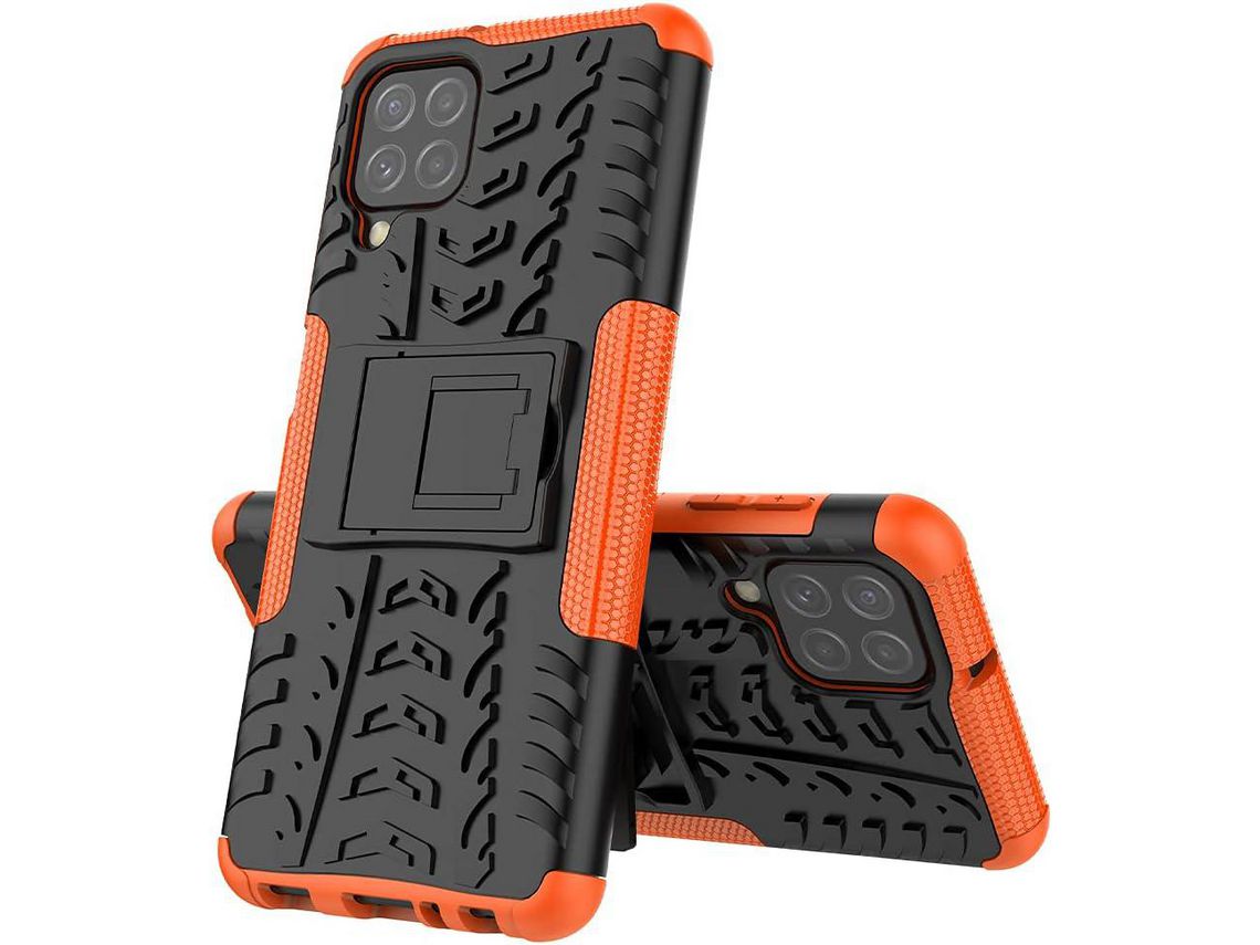Capa para Samsung Galaxy A22 HONGWE. Anti-Choque Laranja