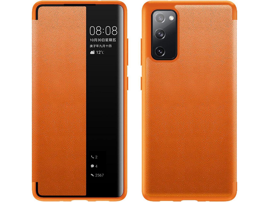 Capa para Samsung Galaxy Note HONGWE. Pele Castanho