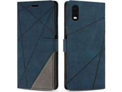 Capa Fólio para Samsung HONGWE. com Porta-Cartões Castanho