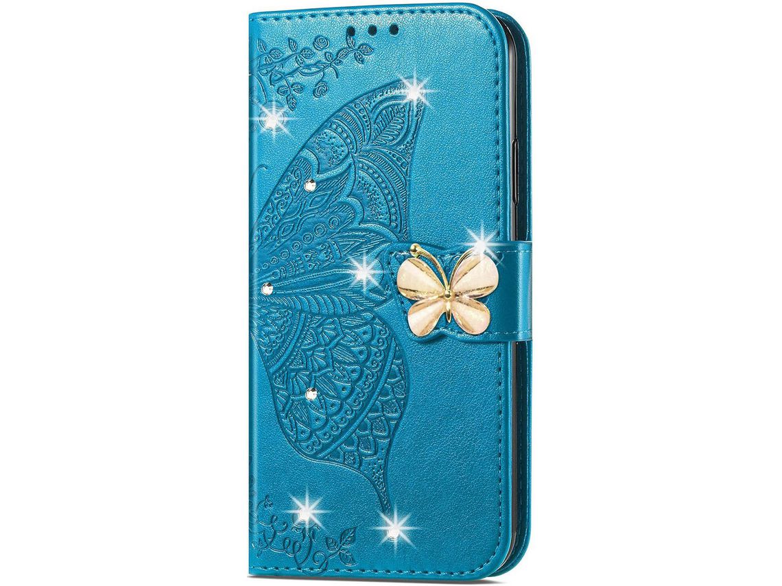 Capa Fólio para Samsung HONGWE. Castanho