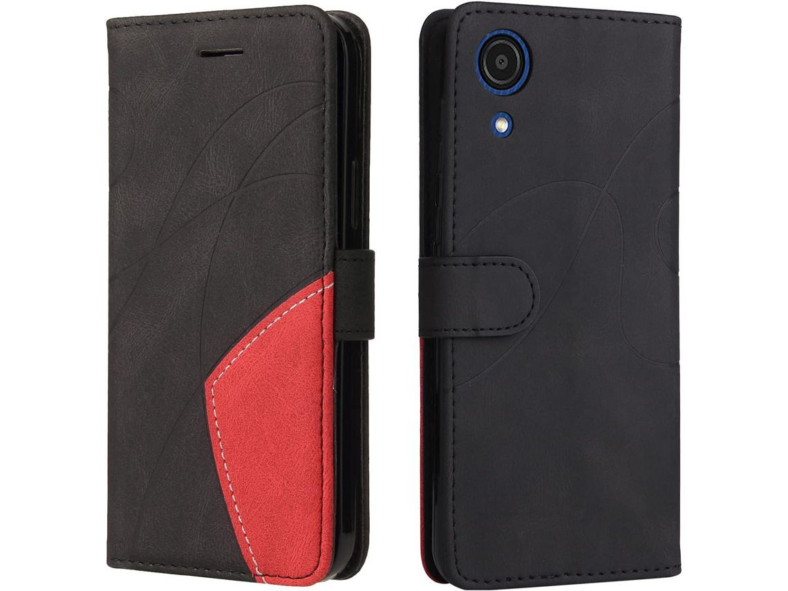 Capa Fólio para Samsung Galaxy A03 Core HONGWE. Castanho