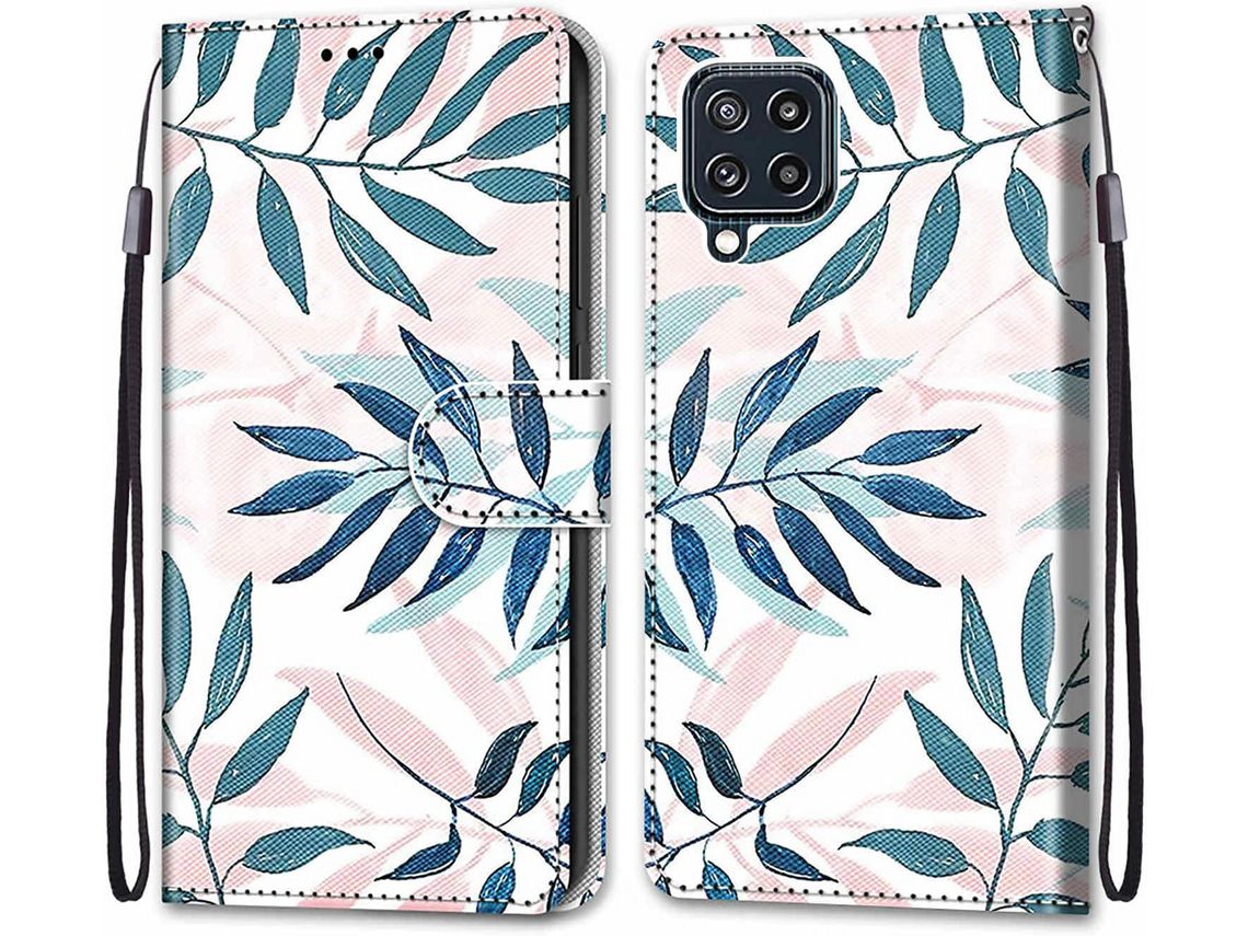 Capa Fólio para Samsung HONGWE. Anti-Choque Castanho