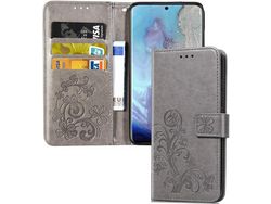 Capa Fólio para Samsung Galaxy A22 HONGWE. Pele Magnética Castanho