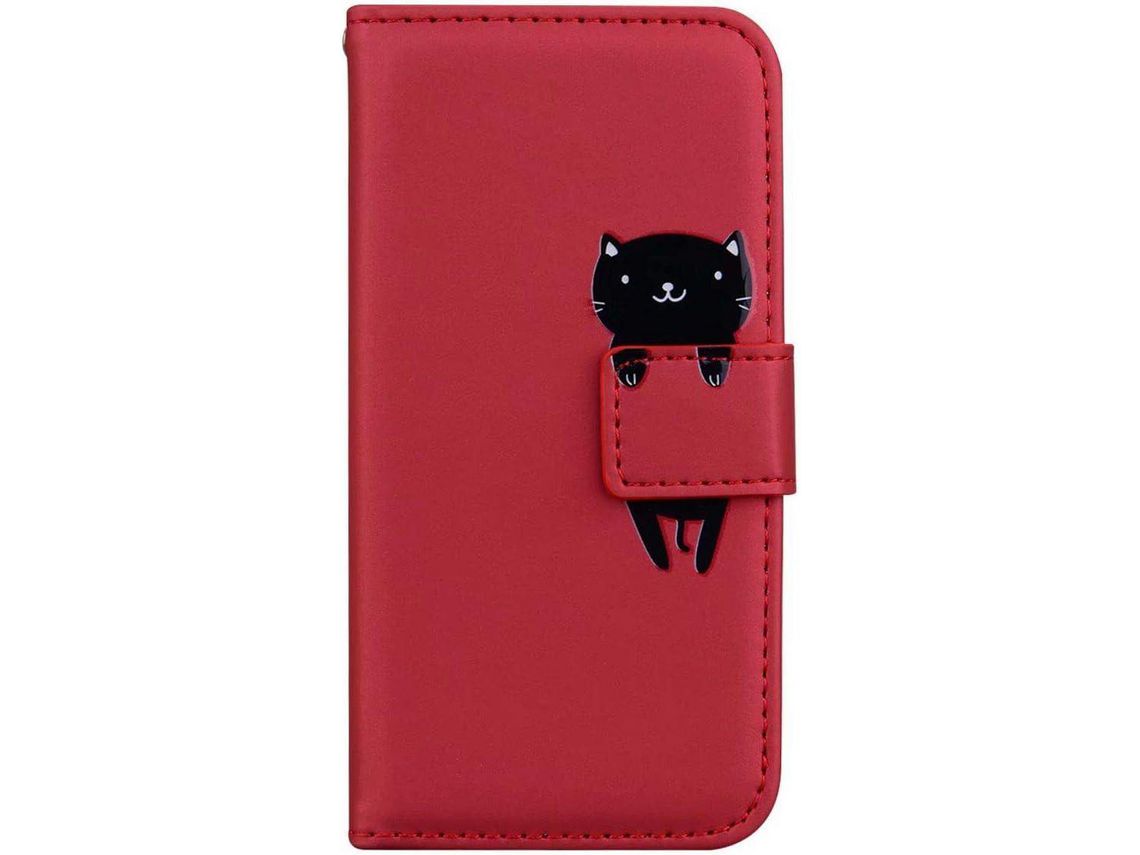 Capa Fólio para Samsung HONGWE. Castanho