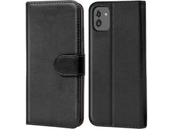 Capa Fólio para Samsung Galaxy A03 HONGWE. Castanho