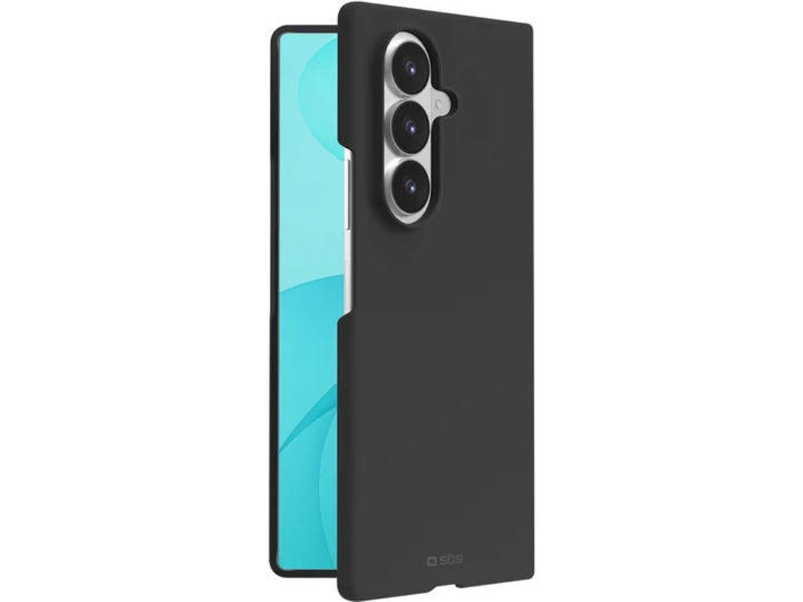 Capa SBS Silicone com Microfibra para Samsung Z Fold 8 Ultra (Preto)