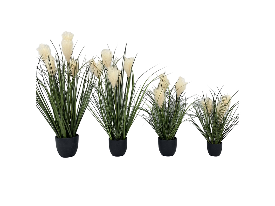 Laxiscreed - Vasos De Plástico Com Alfazema Artificial Para Decoração De Jardim E Cenários