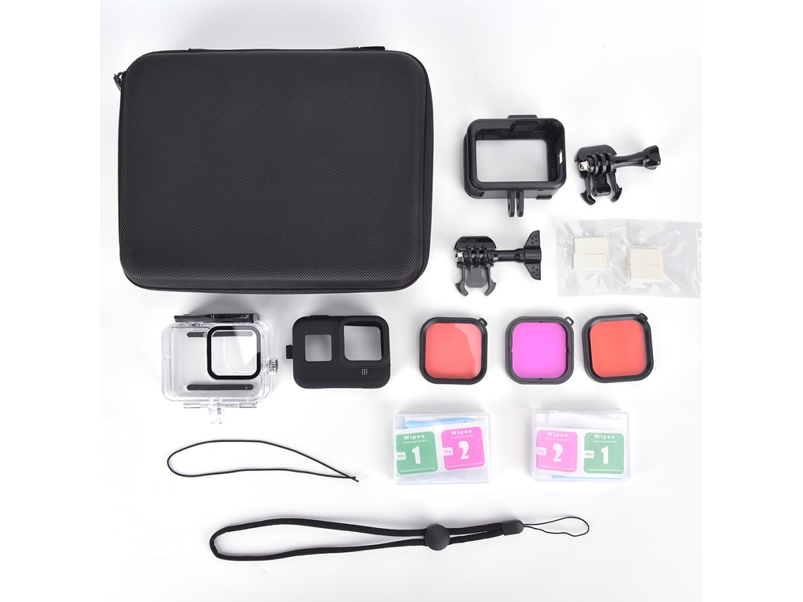 2026 kit de Acessórios para Câmera Esportiva, Compatível com Gopro Hero8 e Outras Câmeras Esportivas