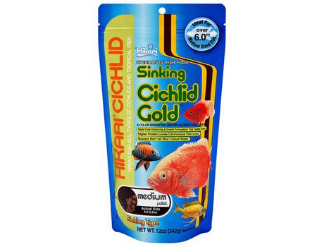 Comida para Peixes HIKARI Cichlid Gold Sinking 342G