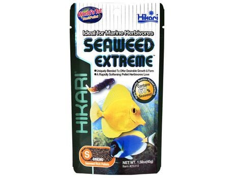 Comida para Peixes HIKARI Marine Seaweed Extreme Small 45G
